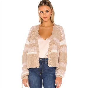 Free People Fine Time Cardigan in Neutral